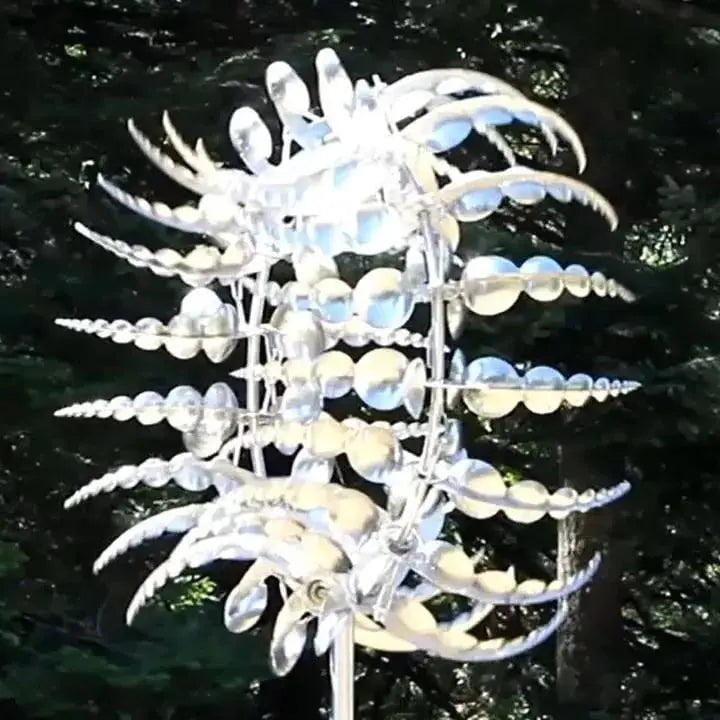 Sikunuo | Magical Metal Wind Sculpture – Fascinating Garden Decoration