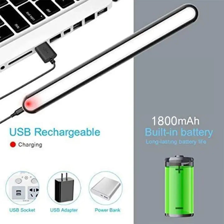 Sikunuo | Magnetic LED Touch Lamp – elegant, rechargeable & compact