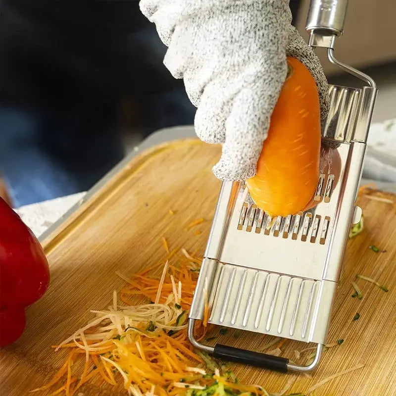 Sikunuo | Multi-purpose vegetable slicer with interchangeable blades – Cut quickly & evenly