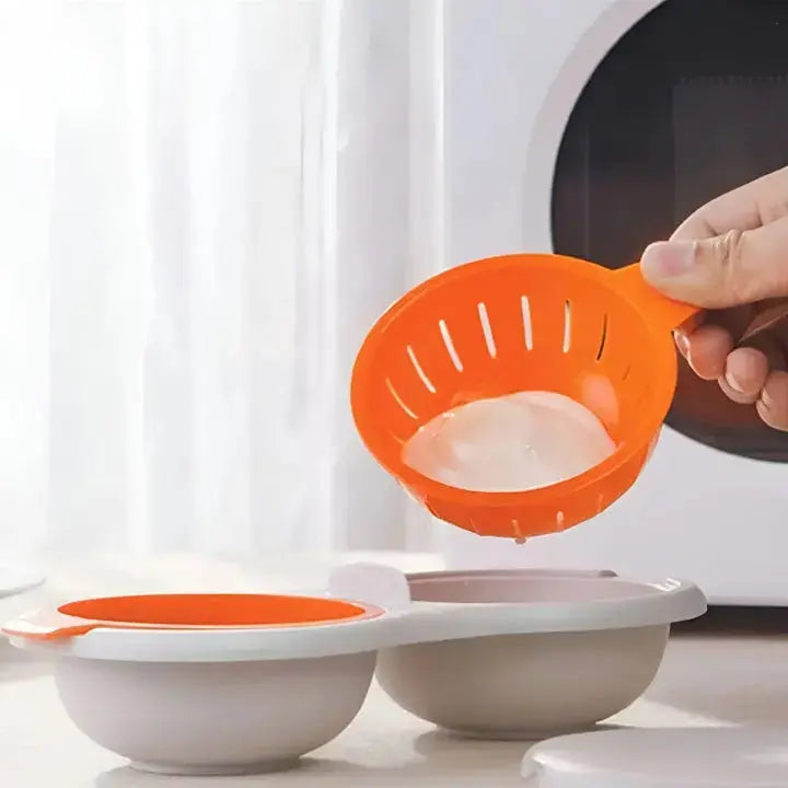 Sikunuo | 2+2 Microwave Egg Poacher
