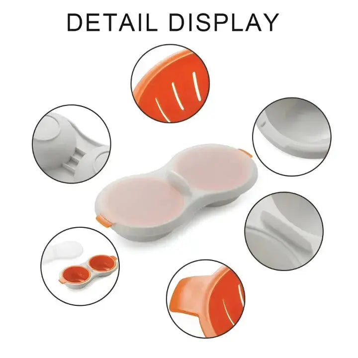 Sikunuo | 2+2 Microwave Egg Poacher