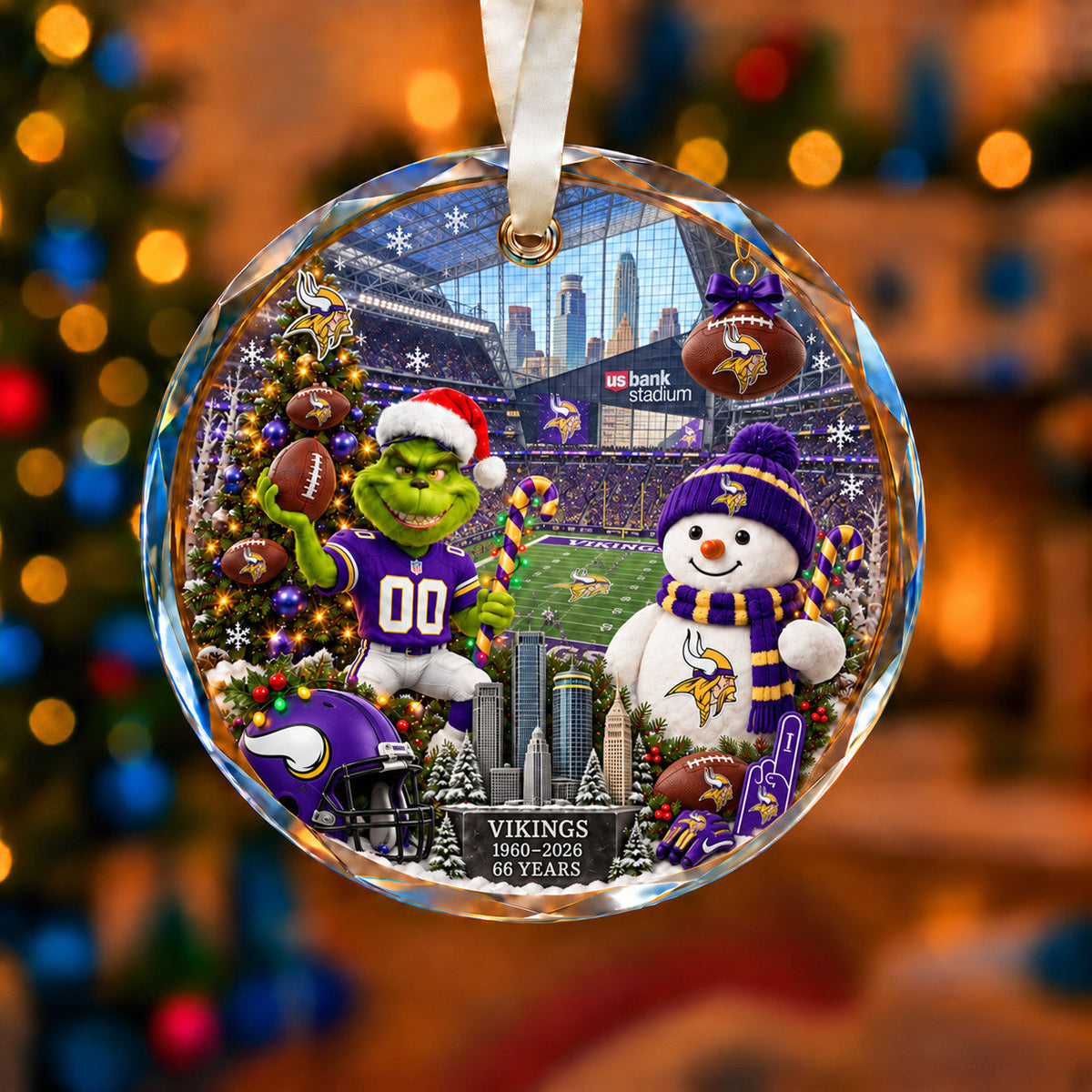 Football Teams Christmas Ornament – Acrylic Keepsake
