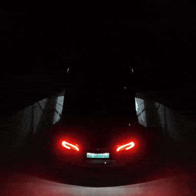Angel Wings Rearview Mirror Welcome Light for Model 3 Highland & Model Y Juniper | Sikunuo