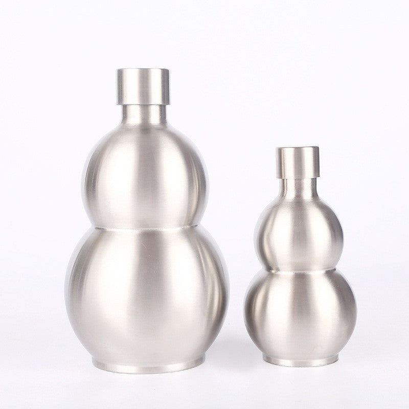 Women's stainless steel water bottle with trendy leather strap Sikunuo