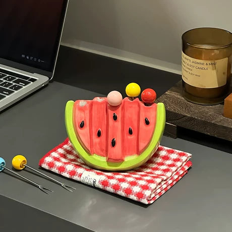 Sikunuo | Watermelon Fruit Bite Sticks Fork Set