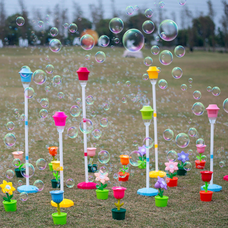 Road Lamp Bubble Machine