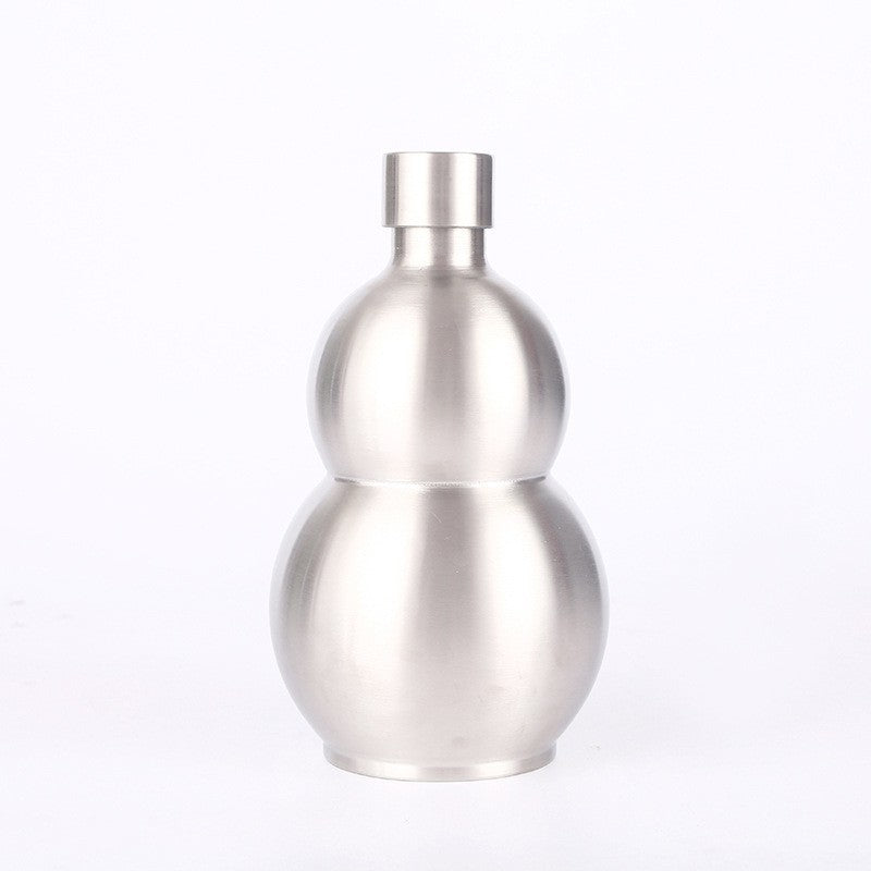 Women's stainless steel water bottle with trendy leather strap Sikunuo