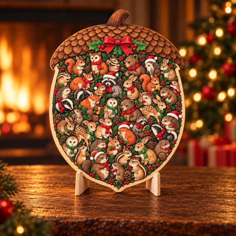 Christmas Wooden Tabletop Decor Collection