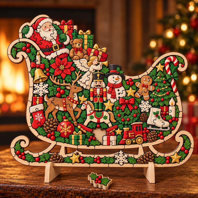Christmas Wooden Tabletop Decor Collection