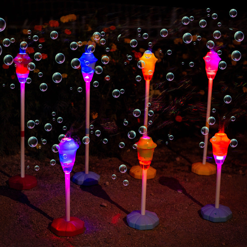 Road Lamp Bubble Machine