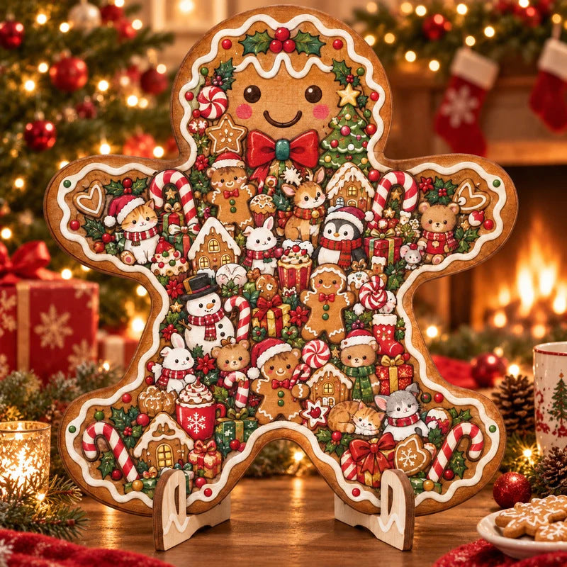 Christmas Wooden Tabletop Decor Collection