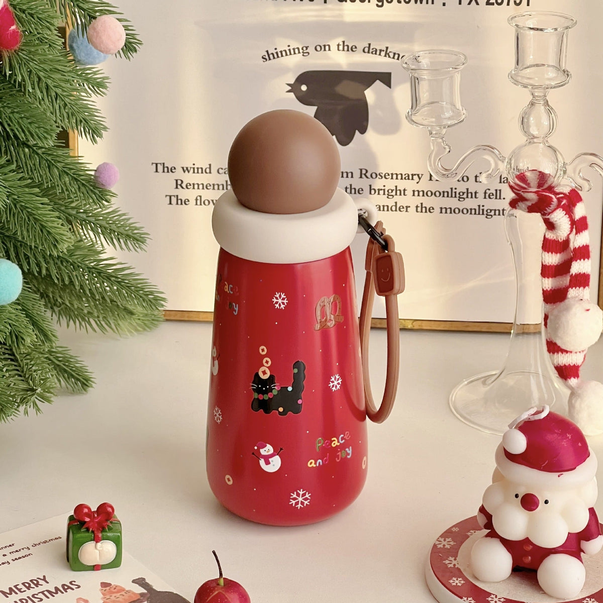 Women's Funny Water Bottle with Creative Lid  Sikunuo