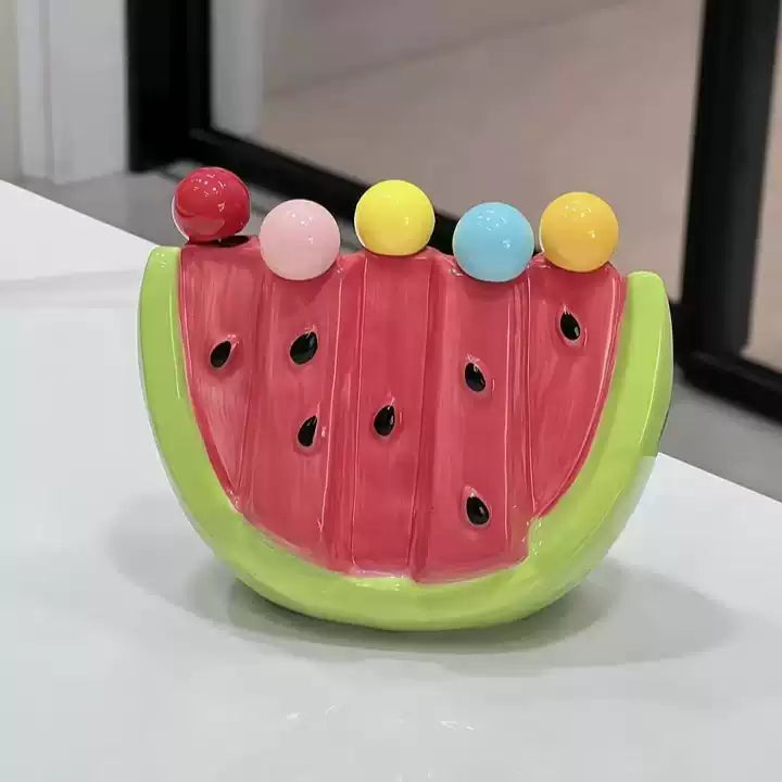 Sikunuo | Watermelon Fruit Bite Sticks Fork Set