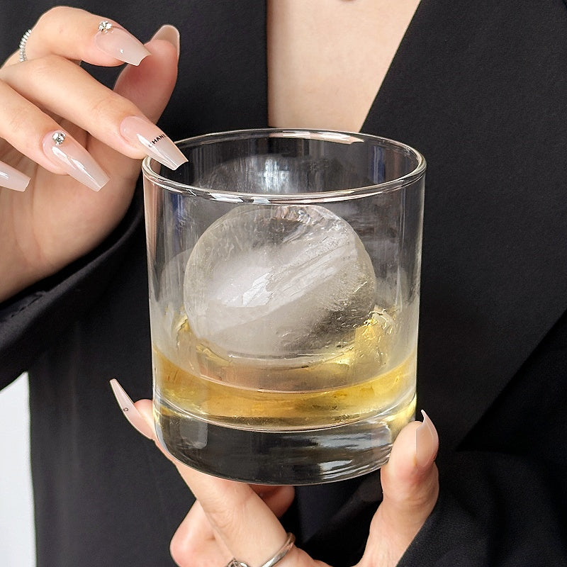 Heavy-Bottom Clear Whiskey Tumbler Glass Sikunuo