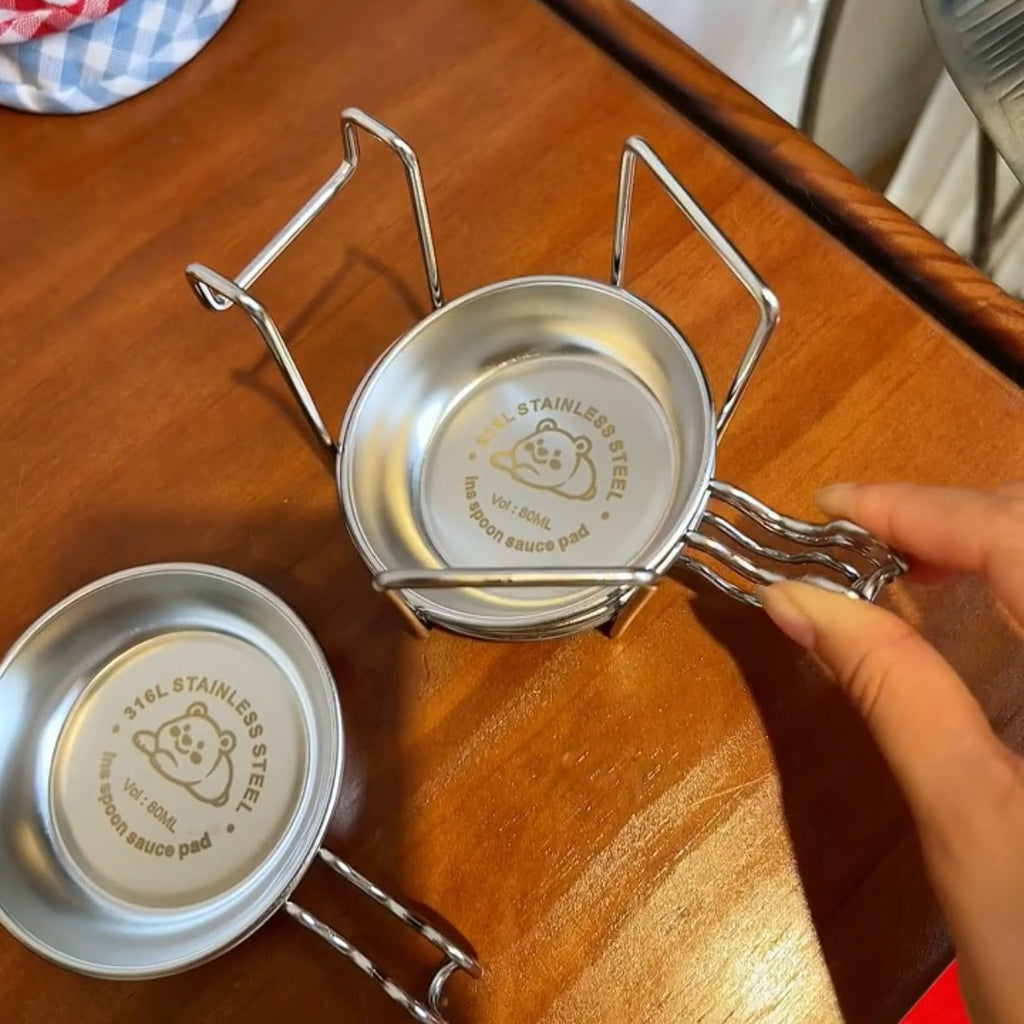Sikunuo | Fun Size Stainless Steel Dipping Bowl