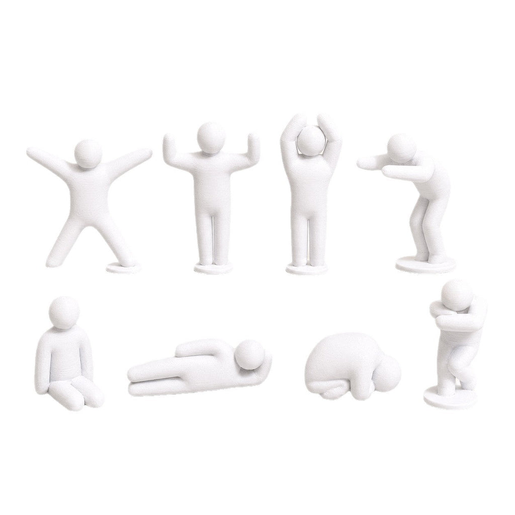 Paintable Meccha Chameleon Ultimate 3D Figure Pack 8 Pcs