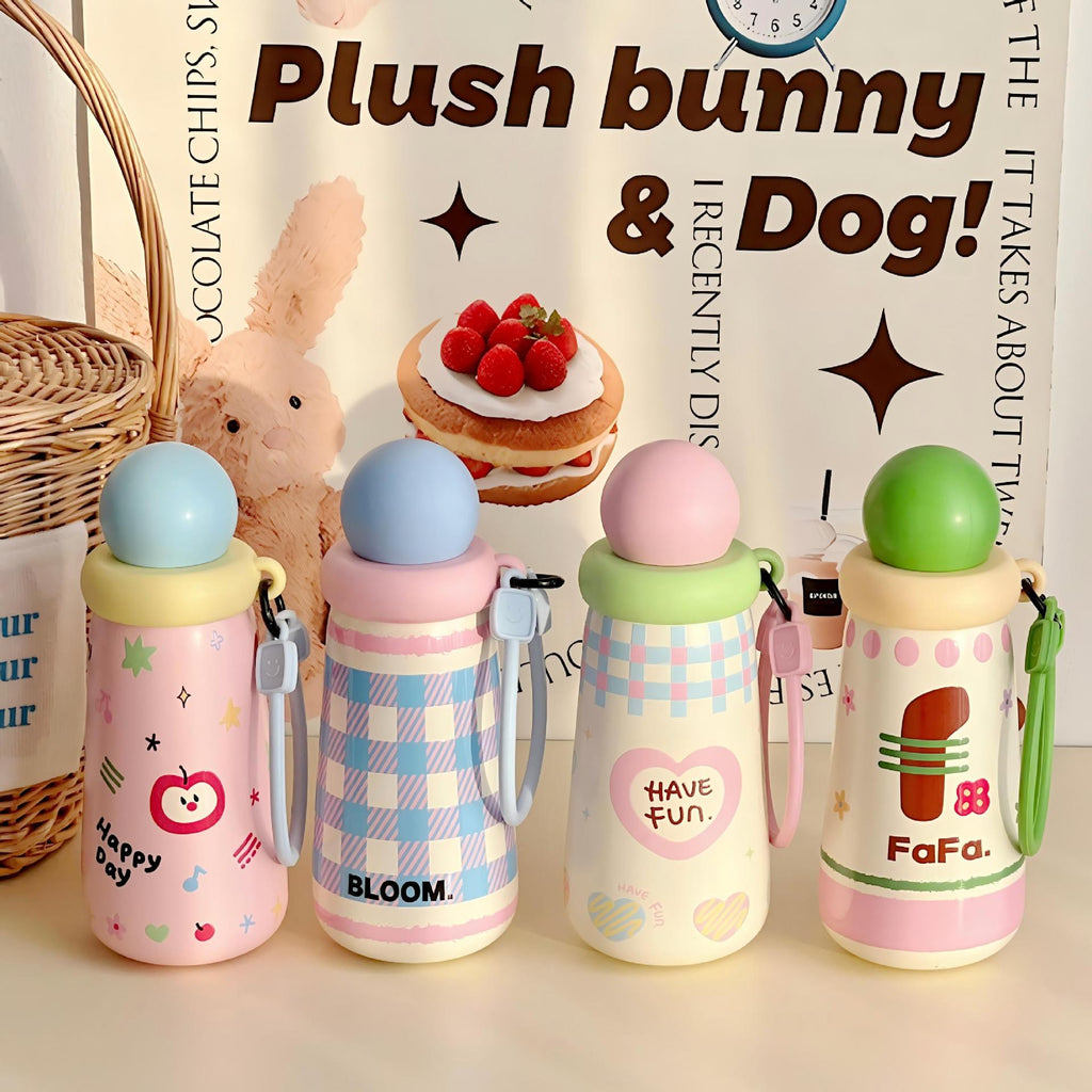 Women's Funny Water Bottle with Creative Lid  Sikunuo