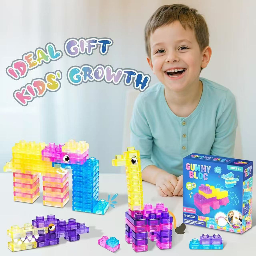 Magic Gummy Bloc Squishy Building Blocks Toy