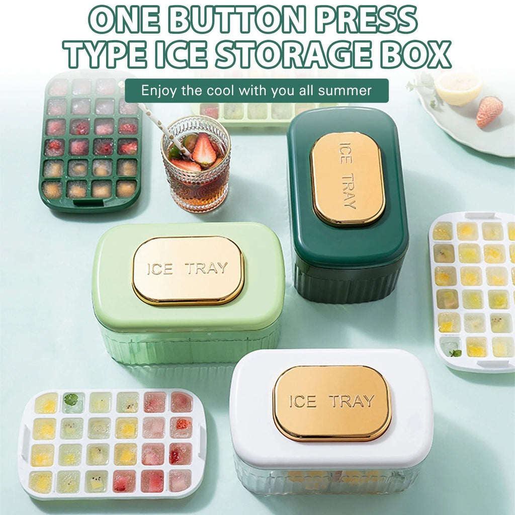Sikunuo | One-Press Ice Cube Maker Box