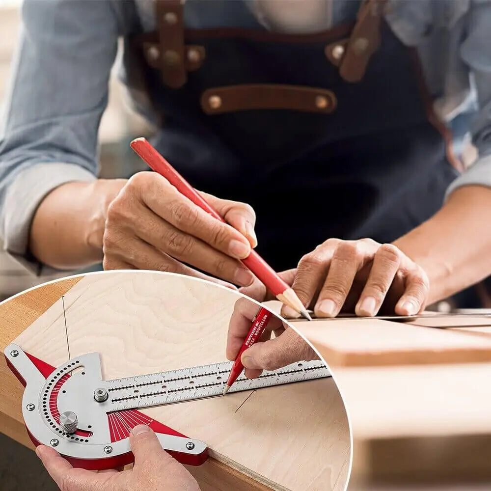 Sikunuo | High-Quality Precision Edge Ruler for Accurate DIY Measurements and Maximum Accuracy