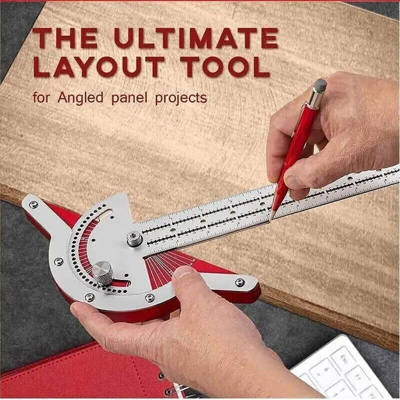 Sikunuo | High-Quality Precision Edge Ruler for Accurate DIY Measurements and Maximum Accuracy