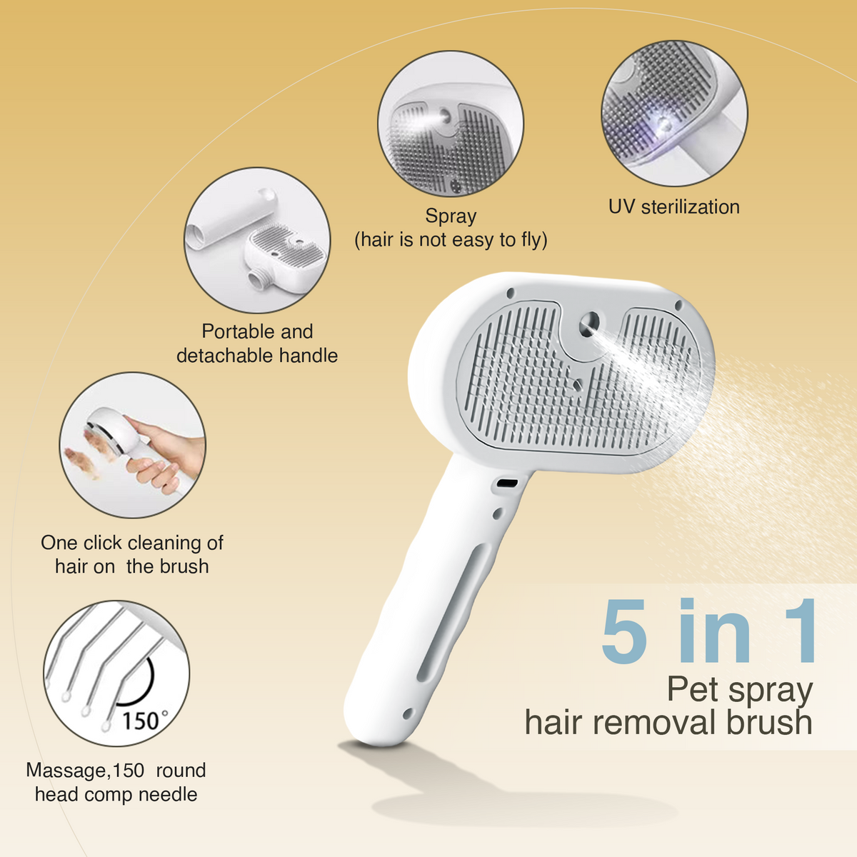 1Vexroan Hydra Mist Self-Cleaning Brush