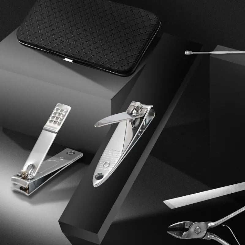 Sikunuo | LuxeTools 19-Piece Professional Stainless Steel Manicure & Pedicure Set