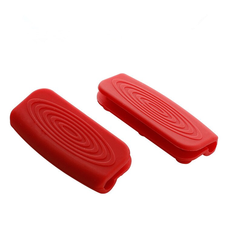 Sikunuo | 2Pcs Silicone Heat Resistant Cookware Handle