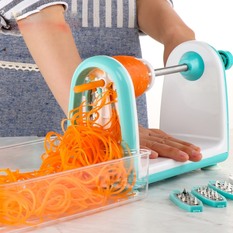 Sikunuo | Slice Pro Manual Easy Vegetable Multi Blades Fruit Slicer
