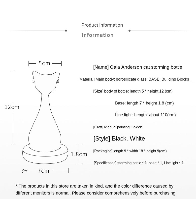 Sikunuo | Cat-Inspired Weather Forecast Bottle