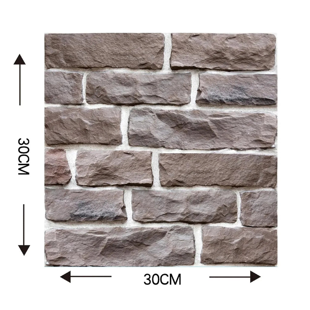 Sikunuo | 3D Wall Brick Pattern Decal