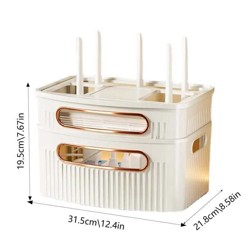 Sikunuo | Dustproof Decorative Router Storage Box Organizer