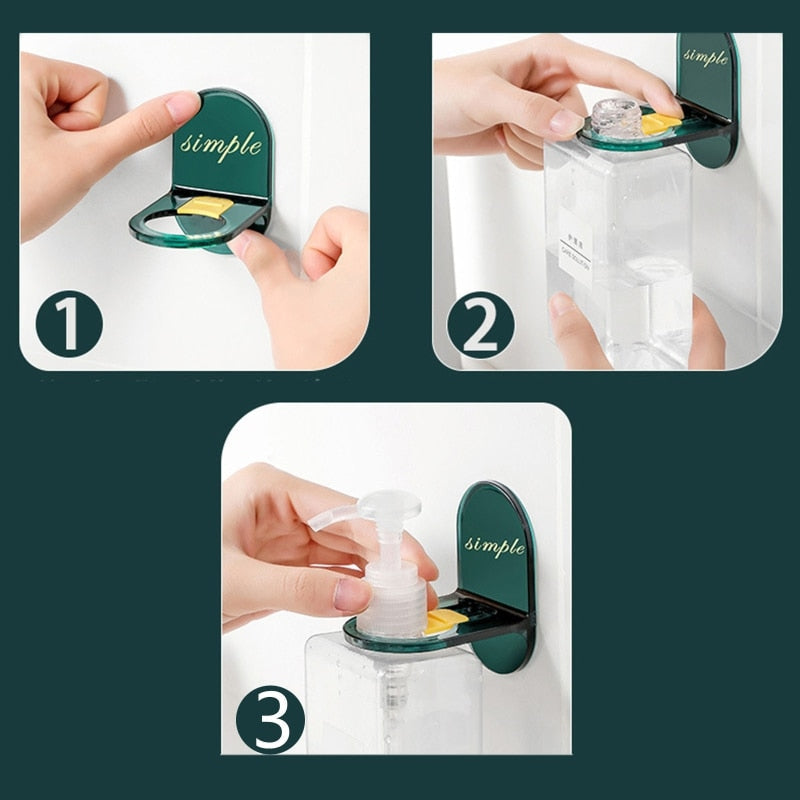 Sikunuo | Minimal Self-Adhesive Bathroom Bottle Holder