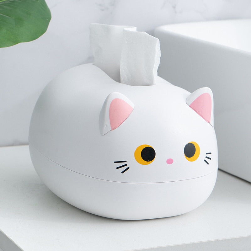 Sikunuo | Cat Shaped Desktop Tissue Box
