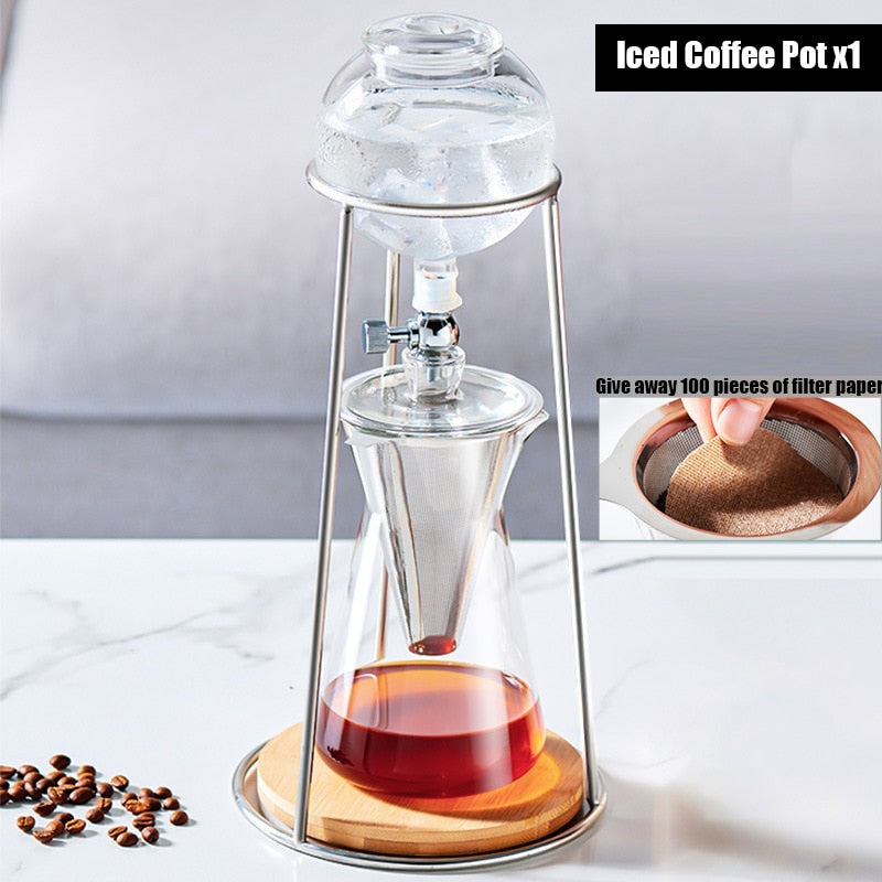 Sikunuo | Vintage Art Brew Glass Reusable Drip Coffee Pot