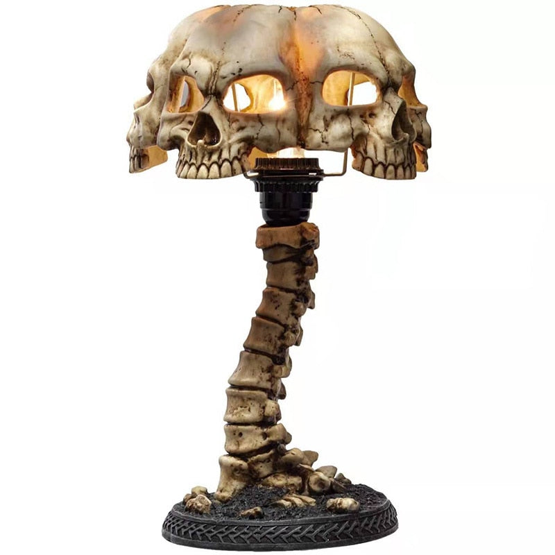 Sikunuo | Skeleton Skull Table Lamp