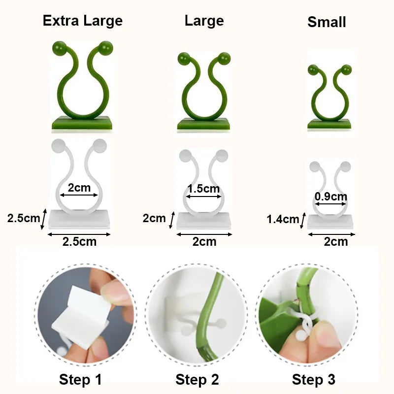 Sikunuo | Self-Adhesive Plant Holder Mini Wall Clips