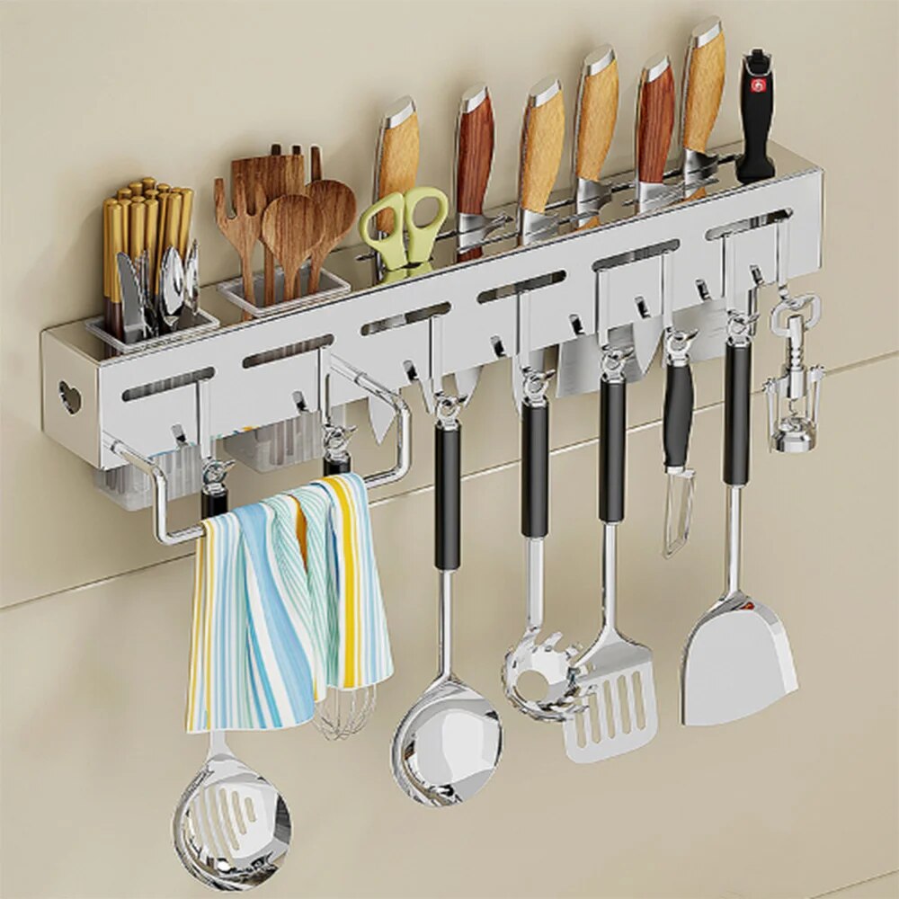 Sikunuo | Modern Wall-Mounted Kitchen Organizer Tool Station