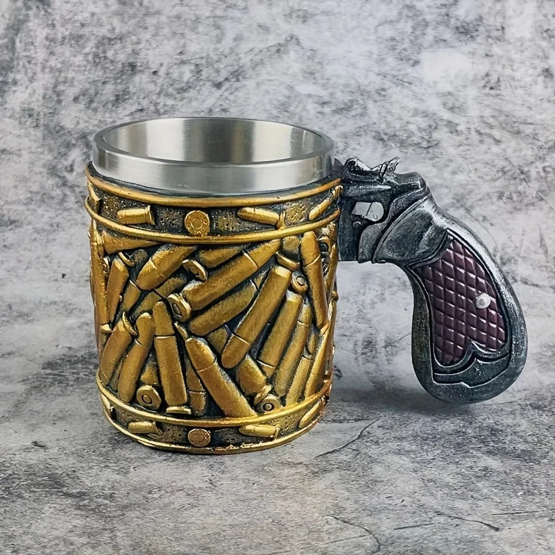 Sikunuo | Gun Handle Bullet Design Mug