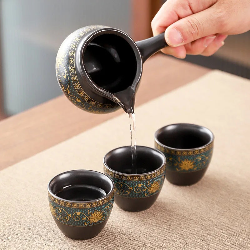 Sikunuo | Mystic Sip Kung-Fu Ceramic Tea Set
