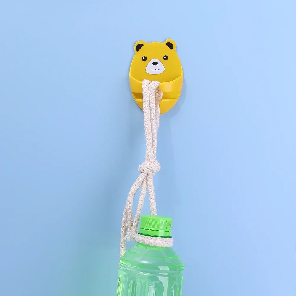 Sikunuo | Bear Hug Self-Adhesive Wall Plug Holder