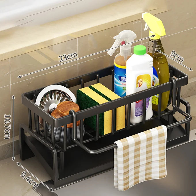 Sikunuo | Easy Smart Sliding Rack Sink Organizer