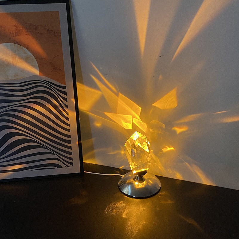 Sikunuo | Luxury Crystal Stone Atmosphere Lamp