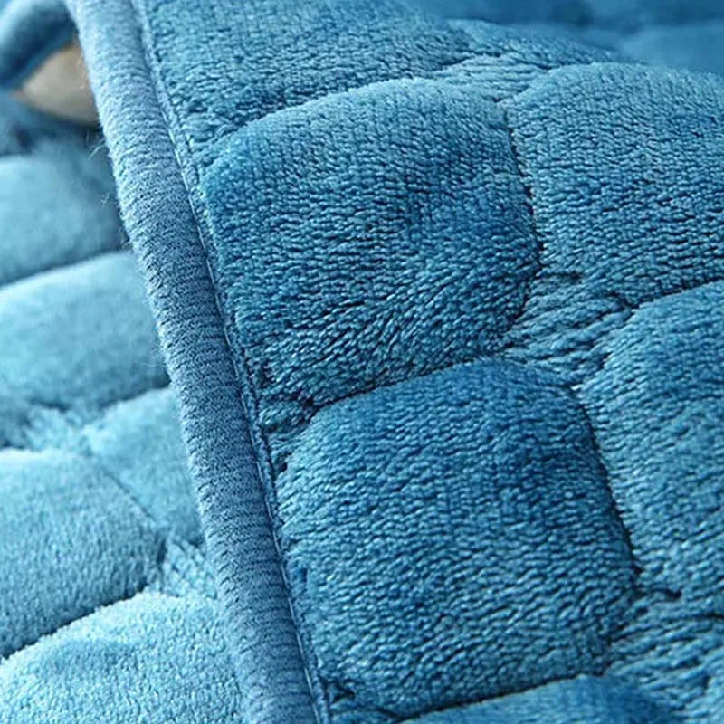 Sikunuo | Cozy Soft Thick Plush Non-Slip Sofa Cover