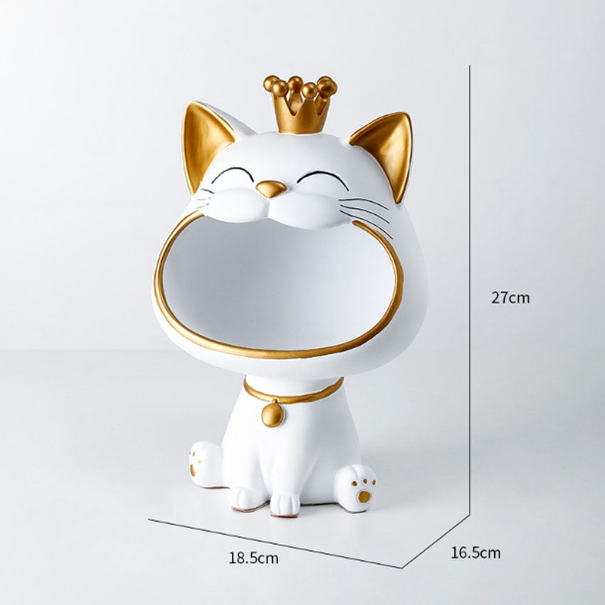 Sikunuo | Fortune Kitty Statue Home Storage Box