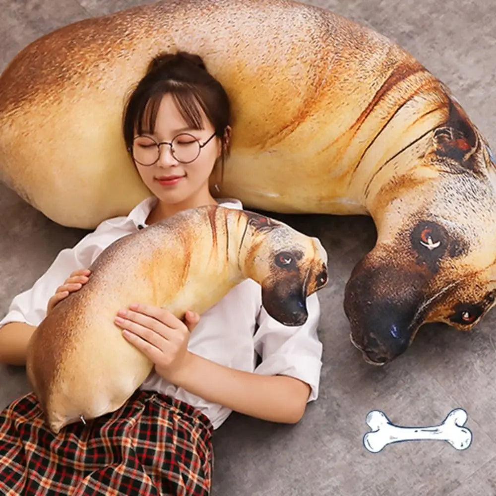 Sikunuo | Realistic Dog Soft Dog Plush Pillows