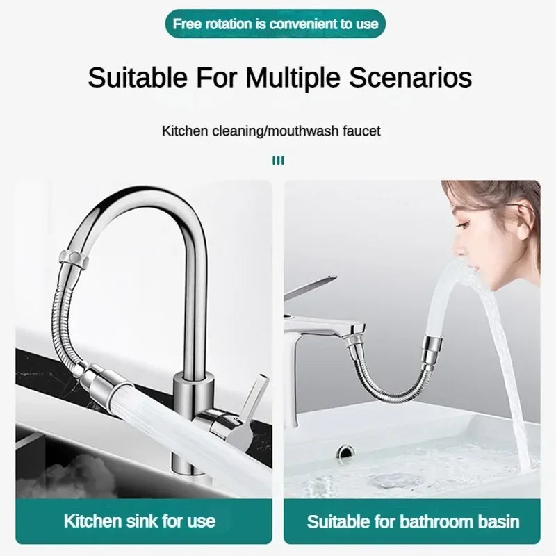 Sikunuo | Universal Flexible Adjustable Kitchen Faucet Extender Nozzle