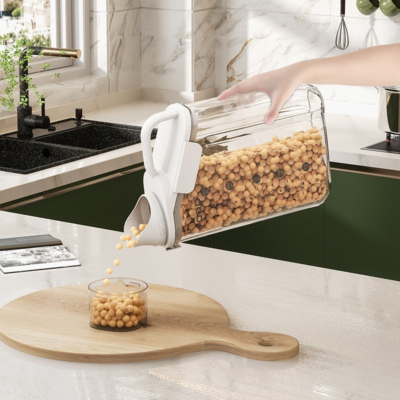Sikunuo | Transparent Measuring Food Storage Dispenser