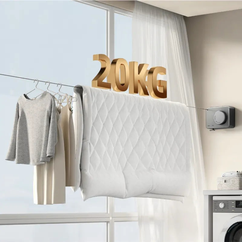 Sikunuo | Telescopic Invisible Space Saving Clothes Drying Line