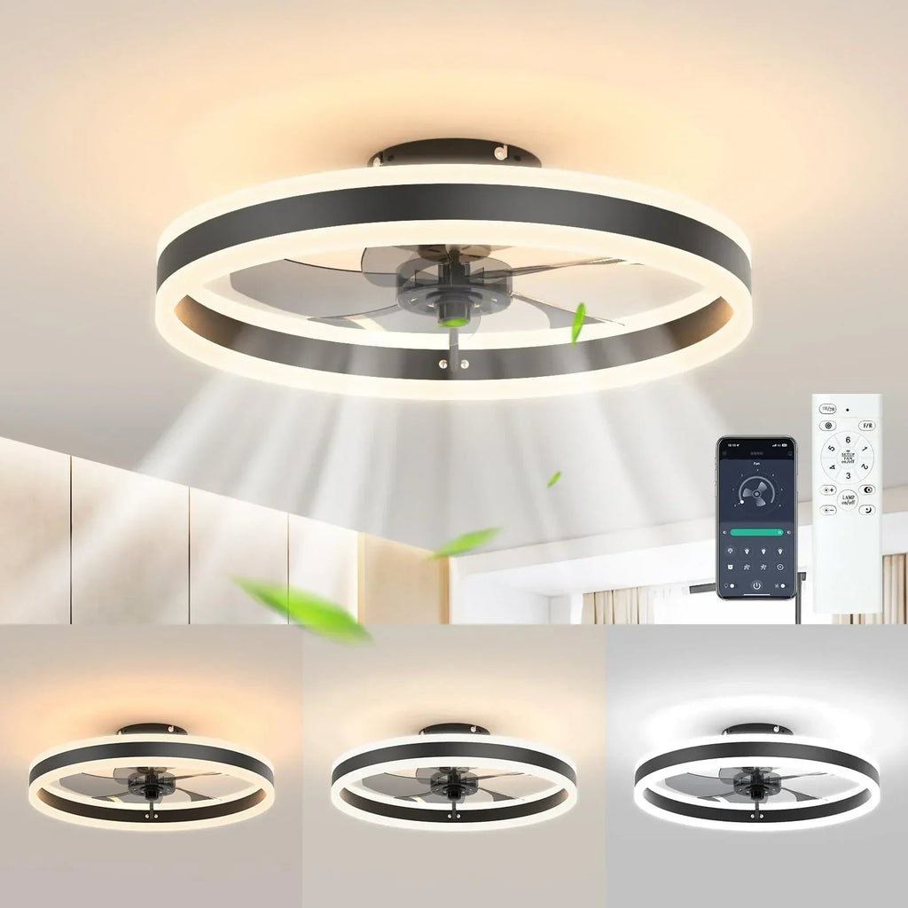Sikunuo | Aura Silent LED Ceiling Fan Lamp